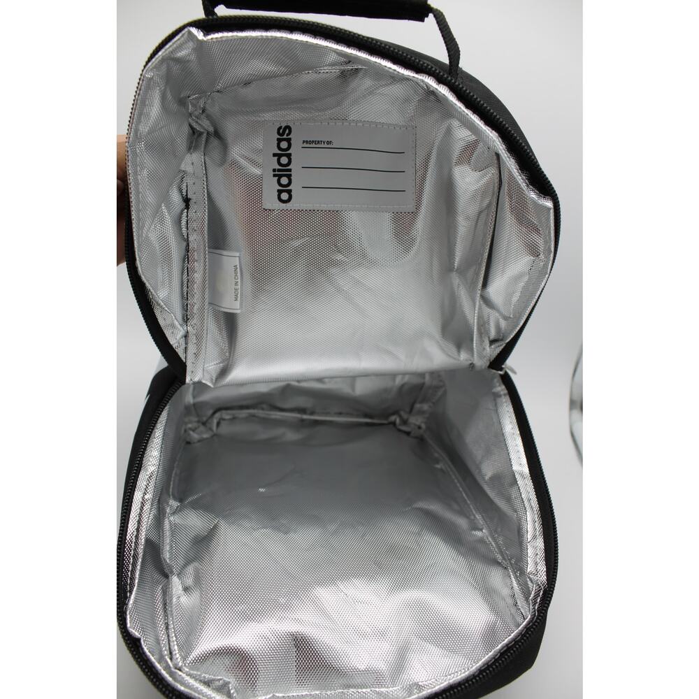 Adidas Insulated Lunch Bag Black & Multi Color Logo - Picture 11 of 14